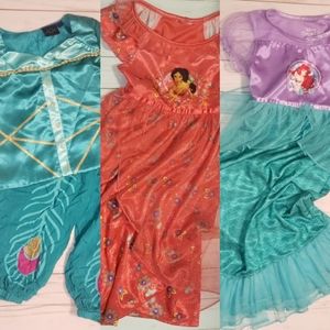 Girls 5T disney princess nightgowns pajamas